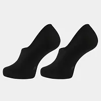 No Show Socks Mens 7 Pair Cotton Thin Non Slip Low Cut Men Invisible Sock 6-8/9-11/12-14, 4black+3white, Shoe Size: 6-8-thumb3