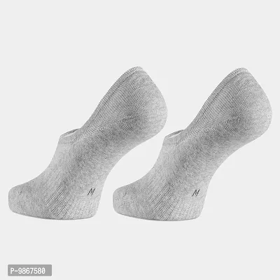 No Show Socks Mens 7 Pair Cotton Thin Non Slip Low Cut Men Invisible Sock 6-8/9-11/12-14, 4black+3gray, Shoe Size: 6-8-thumb4