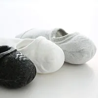 No Show Socks Mens 7 Pair Cotton Thin Non Slip Low Cut Men Invisible Sock 6-8/9-11/12-14, 7white, Shoe Size: 6-8-thumb4