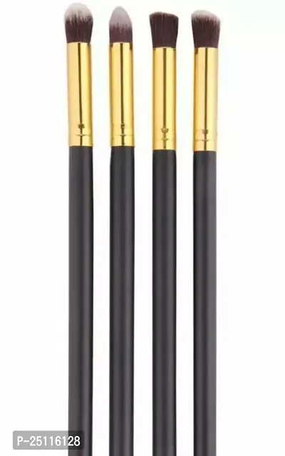 Hitan Professional 4 Pc Pencil Brush Black Colour-thumb0