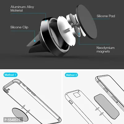 Universal Mini Magnetic Car Air Vent Holder Mount For Mobile Cell Phone GPS Stand-thumb2
