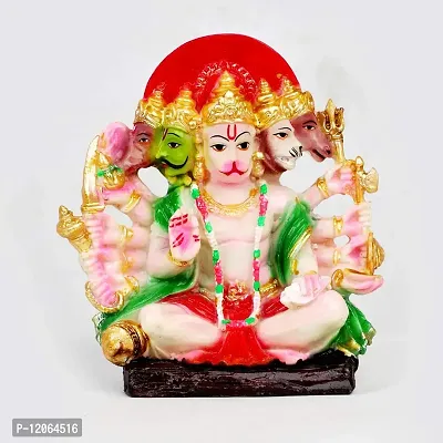 Panchmukhi Hanuman Idol for Decoration and Pooja-thumb0