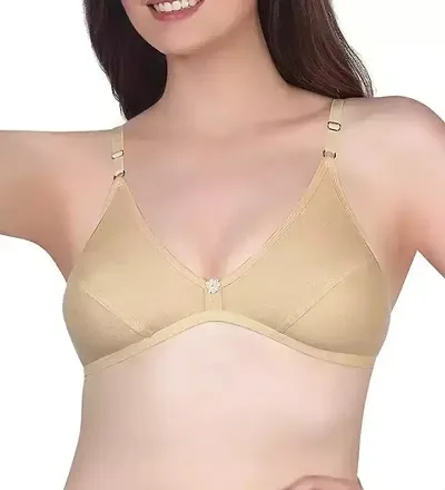 Stylish Hosiery Solid Non Padded Bras For Women