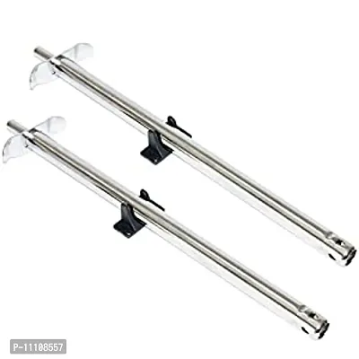 2 Pack 1 Feet Stainless Steel Long Spark Lighter For Kitchen Stove With Hanging Stand-Silver-thumb0