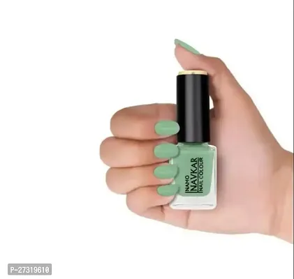 Toxic Free Nail Colour, Long Lasting, Matte Nail Polish Green-thumb0