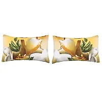 Printed Poly Cotton Double Bedsheet with 2 Pillow Covers-thumb2