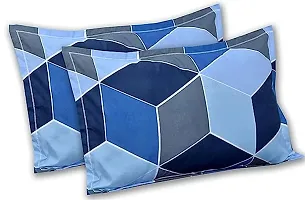 Fancy Microfiber Printed Bedsheet with 2 Pillow Covers-thumb2