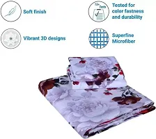 Classic Polycotton Printed Double Bedsheet with Pillow Covers-thumb1