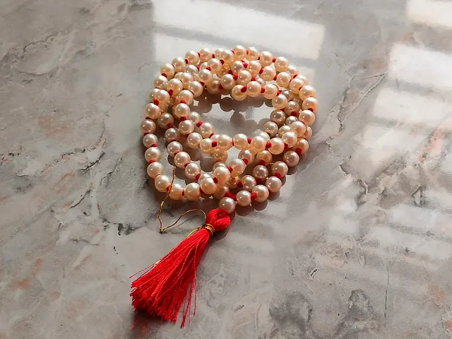 Round Shape Moti Mala for Womens and Girls Pearl Chain