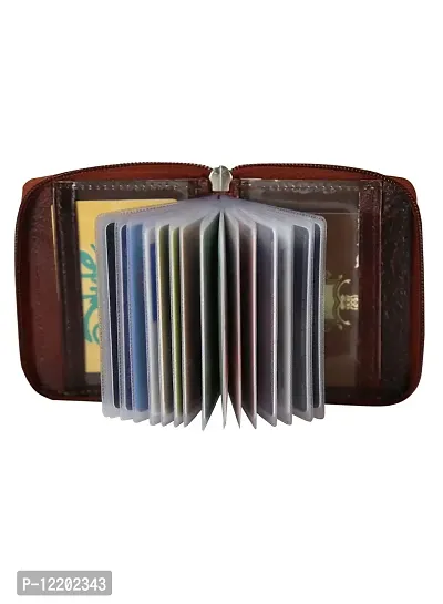 Genuine Leather Bombay Brown Card Holder||Card Case||Carry Cash for Men-thumb3