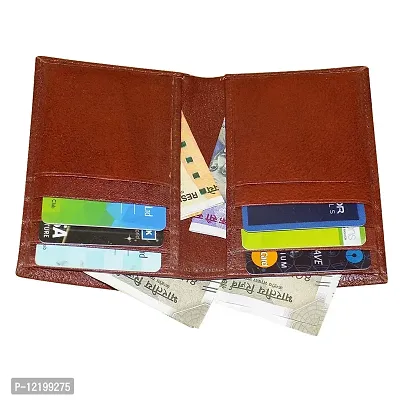 Style Shoes Brown Smart and Stylish Leather Card Holder-thumb3