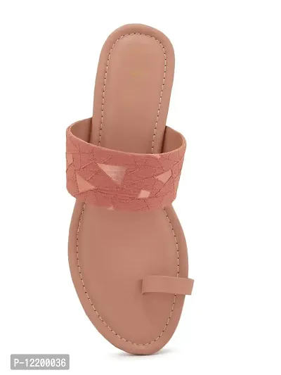 Women's Pink Stylish & Comfortable Fashion Flatl Sandals-thumb5
