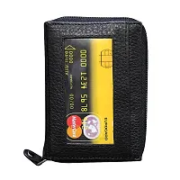 STYLE SHOES Leather Black ATM, Visiting , Credit Card Holder, Pan Card/ID Card Holder for Men and Women-thumb4