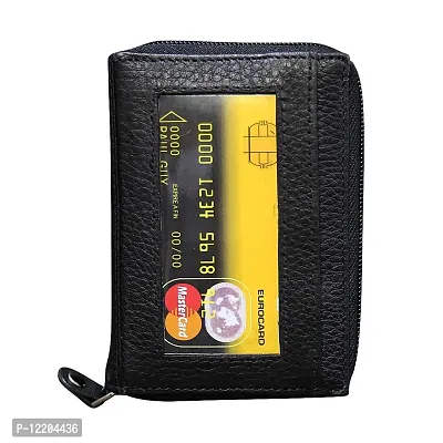 STYLE SHOES Leather Black ATM, Visiting , Credit Card Holder, Pan Card/ID Card Holder for Men and Women-thumb5