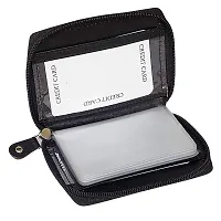 STYLE SHOES Leather Black Card Wallet, Visiting , Credit Card Holder, Pan Card/ID Card Holder for Men and Women-thumb3