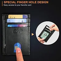 Genuine Leather Black Business Card Book||Credit Card Holder||Wallet||Card Holder-thumb3