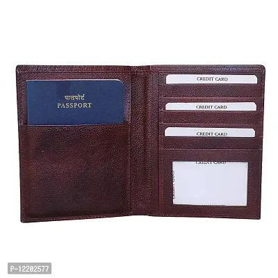 Genuine Leather Bombay Brown Card Holder||Card Case||Carry Cash for Men-thumb2