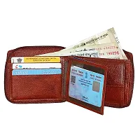 Style98 Shoes Pure Leather Men's Slim Wallet with Card Holder and Coin Pocket (Bombay Brown)-thumb2