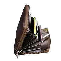 STYLE SHOES Leather Brown ATM, Visiting , Credit Card Holder, Pan Card/ID Card Holder for Men and Women-thumb2