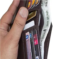 STYLE SHOES Leather Brown ATM, Visiting , Credit Card Holder, Pan Card/ID Card Holder for Men and Women-thumb3