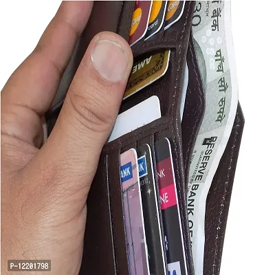 STYLE SHOES Leather Brown ATM, Visiting , Credit Card Holder, Pan Card/ID Card Holder for Men and Women-thumb4