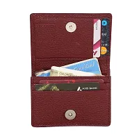 Style Shoes Brown Smart and Stylish Leather Card Holder-thumb2