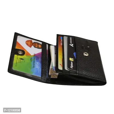 STYLE SHOES Leather Black ATM, Visiting , Credit Card Holder, Pan Card/ID Card Holder for Men and Women-thumb5