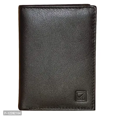 Style98 Black Leather Card Holder Men's Wallet-thumb0