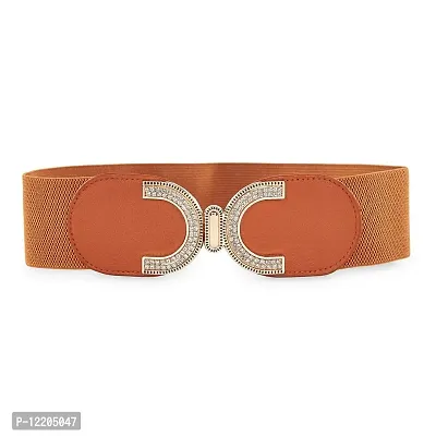 Women's Elastic & PU leather Belt-thumb2