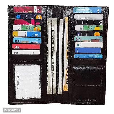 Style98 Leather ATM Credit Card Holder (Black)-thumb2