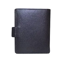 Elegant Men Black Synthetic Leather Card Holder-thumb3