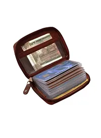 Genuine Leather Bombay Brown Card Holder||Card Case||Carry Cash for Men-thumb1