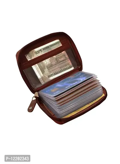 Genuine Leather Bombay Brown Card Holder||Card Case||Carry Cash for Men-thumb2