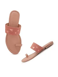 Women's Pink Stylish & Comfortable Fashion Flatl Sandals-thumb2