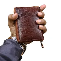 Genuine Leather Bombay Brown Card Holder||Card Case||Carry Cash for Men-thumb4