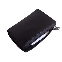 STYLE SHOES Leather Black Card Wallet, Visiting , Credit Card Holder, Pan Card/ID Card Holder for Men and Women-thumb4