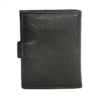 RAI SAHAB Black Leather Credit Card Holder -Slim Minimalist Front Pocket Leather Wallets for Men Women-thumb3