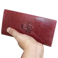 Style Shoes Men's and Women's Leather Tan Vintage Card Holder Cum Wallet Clutch-thumb4