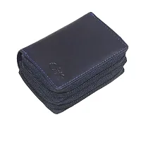 STYLE SHOES Pure Leather Navy blue Women Multi Purpose Card Holder Wallet for Women,Girls,Men & Boys-thumb2