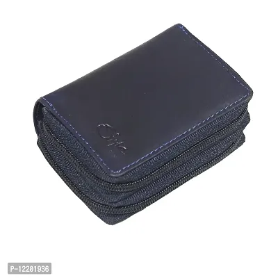 STYLE SHOES Pure Leather Navy blue Women Multi Purpose Card Holder Wallet for Women,Girls,Men & Boys-thumb3