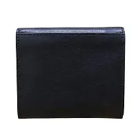 STYLE SHOES Black Genuine Leather 8 Card Slots Card Holder Wallet for Men & Women-thumb3