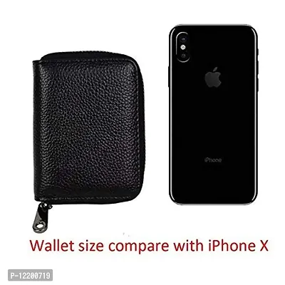 Style Shoes Black Leather Card Holder Card case Money Purse Wallet (Black)-9161QL10-IA-thumb2