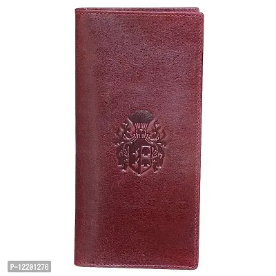 Style Shoes Burgundy Smart and Stylish Leather Card Holder-thumb0