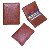 Style Shoes Leather ATM Credit Card Holder Cum Money Clip Wallet-thumb2