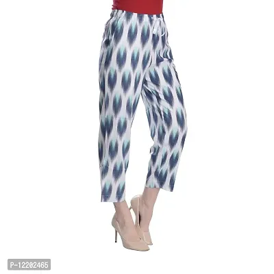 Style Shoes Women's Cotton Printed Pyjamas/Lower/Track Pant, Lounge Wear, Soft Cotton Night Wear Pajama Pant(Prints May Vary) Color- White, Size XL-thumb4