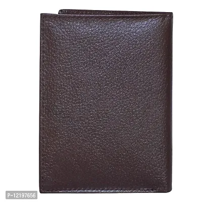 Style Shoes Brown Smart and Stylish Leather Card Holder-thumb3