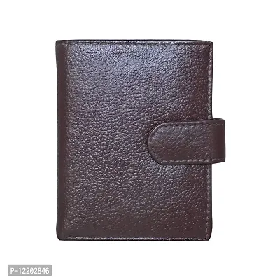 STYLE SHOES Leather Brown ATM, Visiting , Credit Card Holder, Pan Card/ID Card Holder for Men and Women-thumb0