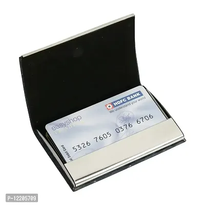 STYLE SHOES Polyurethane Unisex Card Wallet(blue)