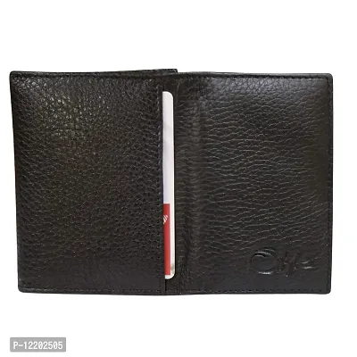 Style98 Men's Shoes Genuine Leather Money Clip Wallet Cum Credit Card Holder (Black) -33850HA2-thumb4