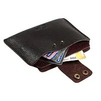 STYLE SHOES Women's Genuine Leather Credit & Debit Card Holder (361IB12, Black- Brown)-thumb1